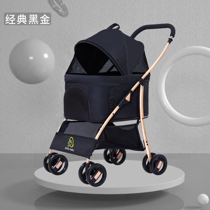 PET STROLLER DOG CAT kereta dorong foldable anjing kucing