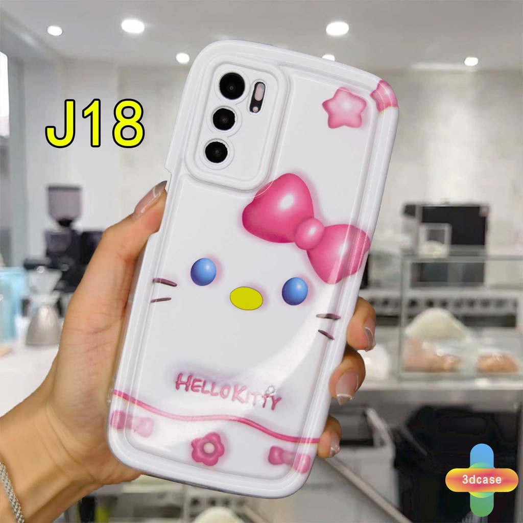 Case HP OPPO A57 A57S A57E A55 A7 A5 A9 A17 A17K A31 A53 A33 2020 A15 A54 A5S A3S A76 A96 A16 A95 A77S A12 A12S A1K A16E A16K A54S Reno 7 7Z 8Z 5 4 6 8 5F 5K 4F 4 5 06 Lite A74 A15S A52 A11K A92 A35 A36 A11 Cute Hello Kitty Silicone Soap Case