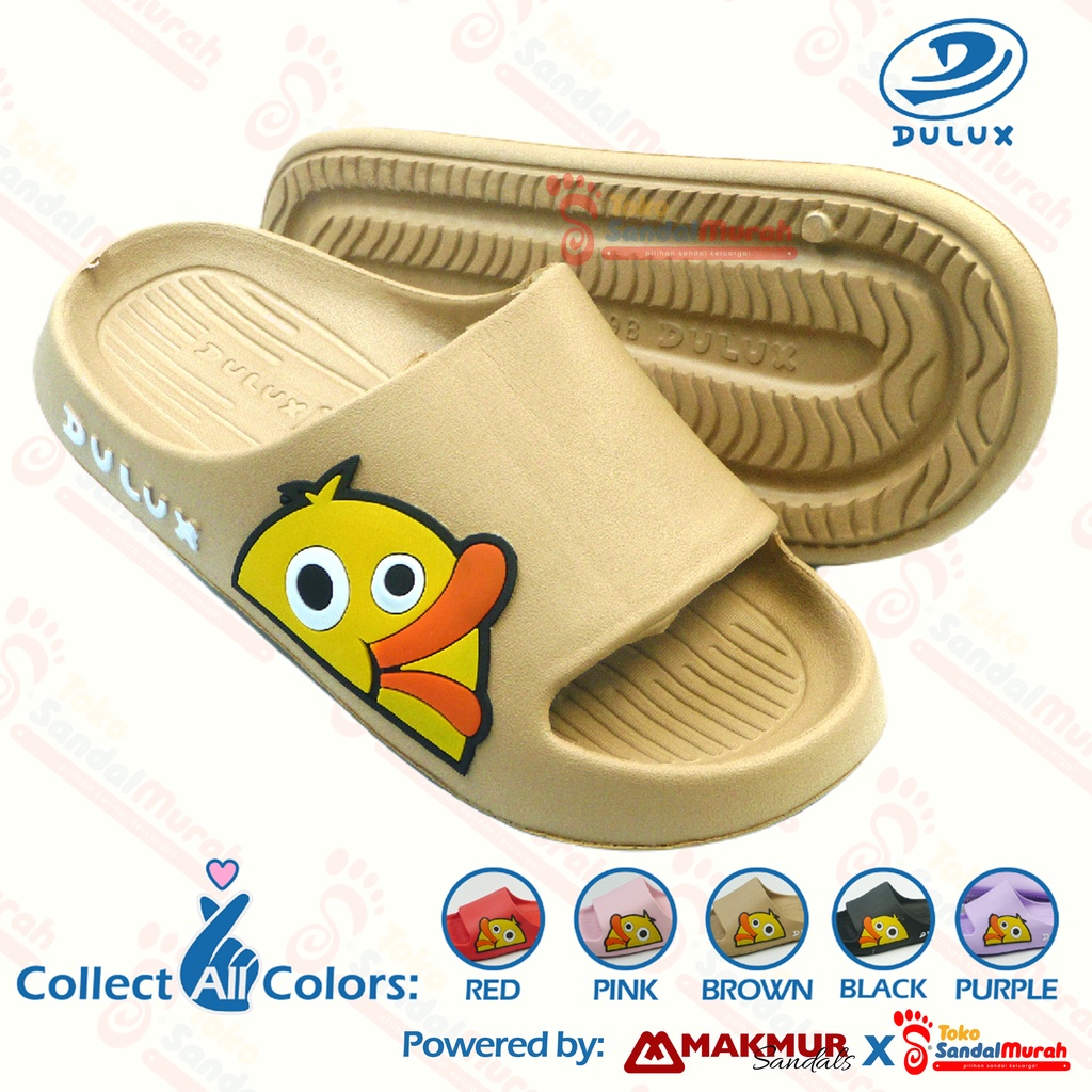 Toko Sendal Murah - Sandal Anak Slop Uk 30 - 35 / Sandal Lucu Anak Motif Bebek / Sandal Slop Nyaman / Sandal Casual Outdoor / Sandal Santai Sehari - hari [Toko Sendal Murah M 509 C]