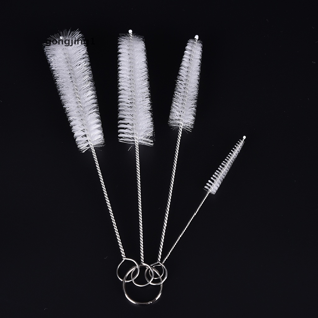 Ggg Panas1x Set Sikat Kecil 4pcs Hookah Shisha Cleaning Brushes Test Tube Brush ID