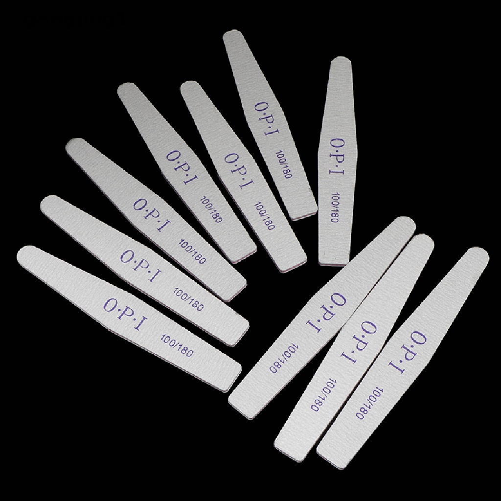 Ggg 10Pcs/Set Diamond Nail File Nail Polisher Nail Remover Poles Strip Kikir Kuku ID