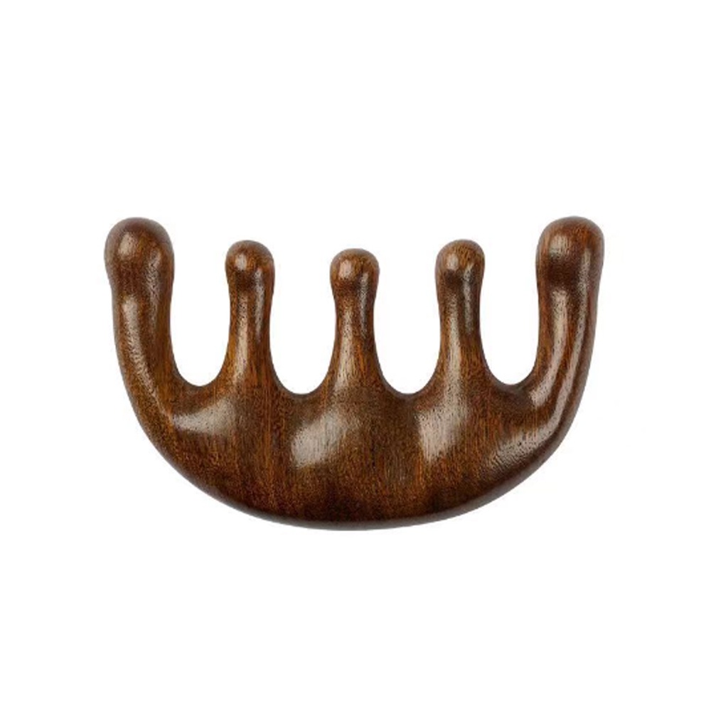 MAANGE Sisir Pijat Kulit Kepala Bahan Kayu Cendana Untuk Pria Dan Wanita 1338