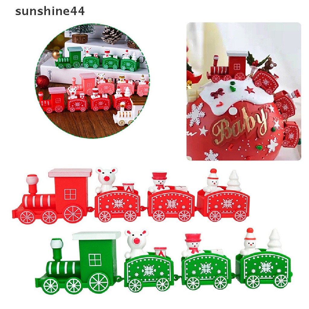 Sunshine 1Pc Kereta Natal Plastik 2023hiasan Xmas Xmas Home Decor Xmas Kado Anak ID