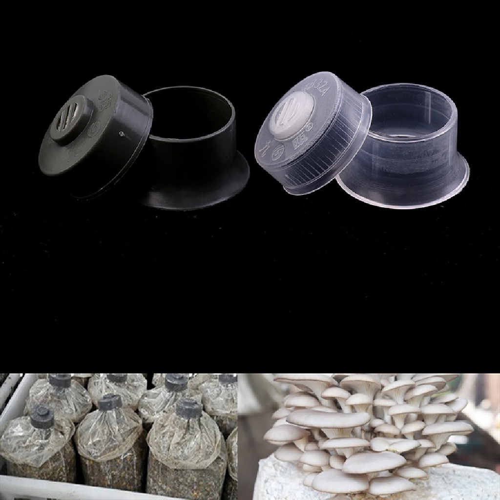 Beyen 20Pcs Mushroom Spawn Grow Bag Cap Lock Ring Sealable er Tools ID