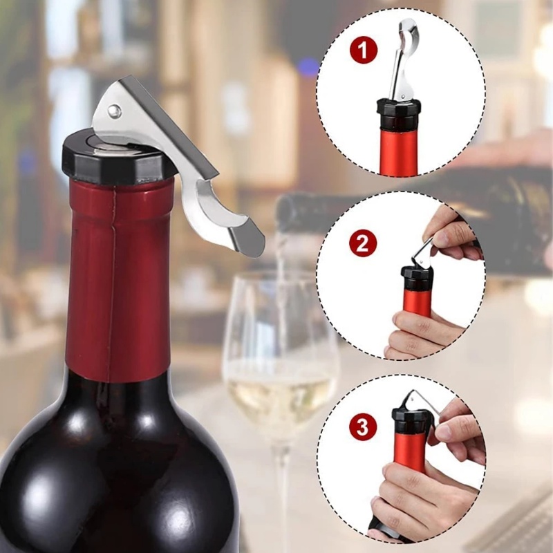 Kreatif Botol Wine Stopper Fresh Wine Keeper Kualitas Tinggi Stainless Steel Plastik Botol Champagne Plug Tutup Perlengkapan Dapur Praktis