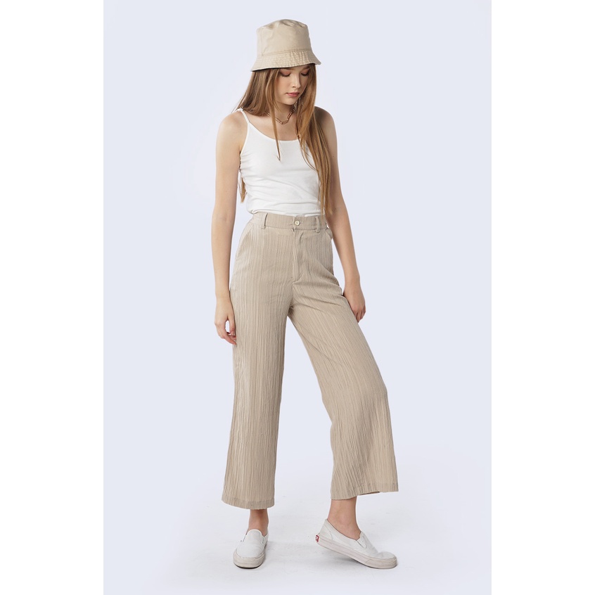 Logo Jeans Celana Wanita Nayla Beige Dark Cream 43047L4DC