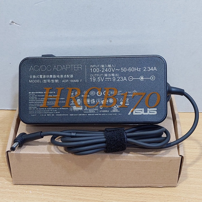 Adaptor Charger Asus ROG 19.5V - 9.23A 180W DC 5.5*2.5mm -HRCB