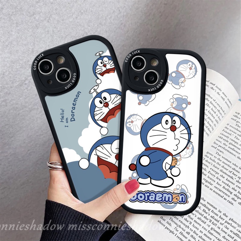 Redmi Note10 Pro 10s 8 11 9 11 Pro+9s 11s 8 Redmi 12C 10C A1 10 9 9T 9A 10A 9C K40s POCO M3 X3 NFC Pro F4 Mi 11T 12 Kartun Doraemon Kucing Lucu Couple Soft Case