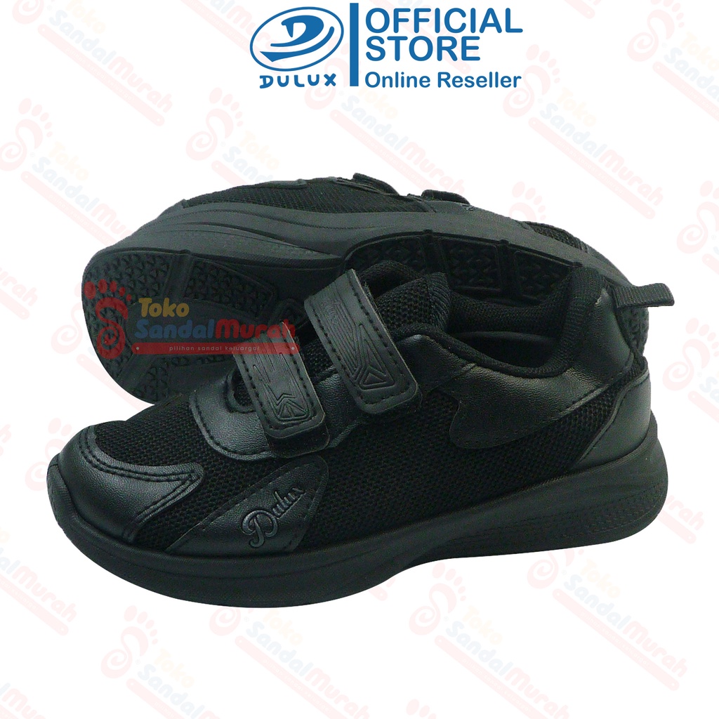 Toko Sendal Murah - Sepatu Sekolah Full Hitam Uk 28 - 35 / Sepatu Anak Casual / Sepatu Model Prepet / Sepatu OIahraga [Toko Sendal Murah BX 1066 Hitam]