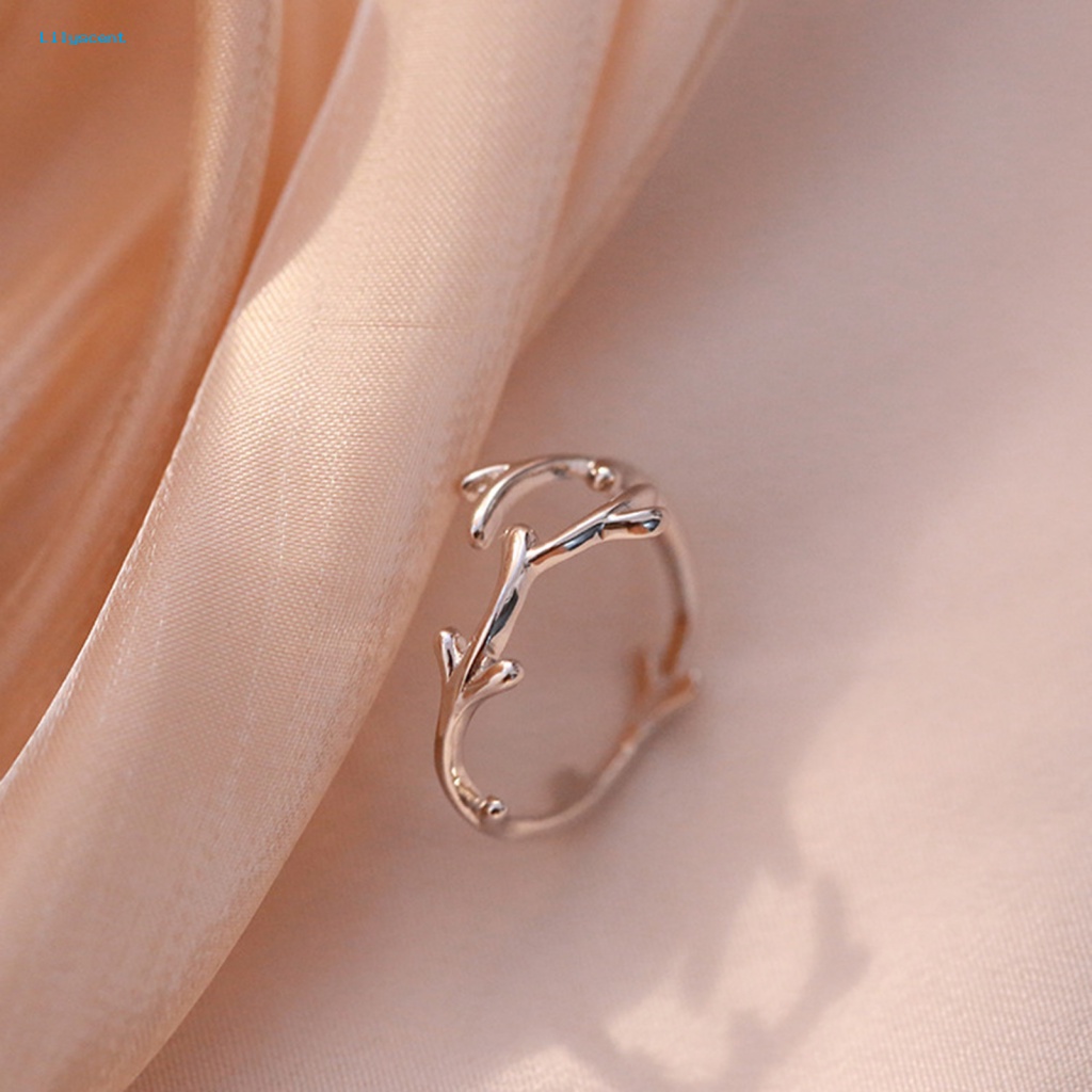 Lilyscent Cincin Jari Perempuan Aksesori Perhiasan Wanita Open Adjustable Ring Adjustable