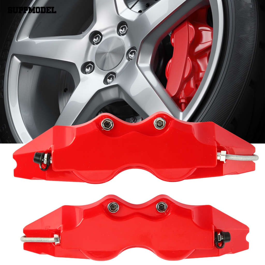 Suppmodel 2Pcs Plastik Penutup Jangka Sorong Belakang Untuk Mobil Toko Rear Caliper Brake Cover Detachable