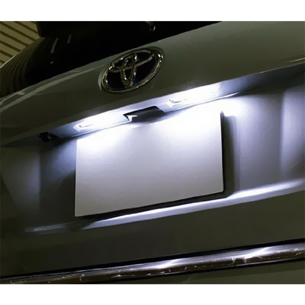 2pcs Kecerahan Tinggi Putih Lampu Plat Nomor LED Plat Lampu Untuk Toyota Prius Alphard Vellfire Avalon Corolla RAV4