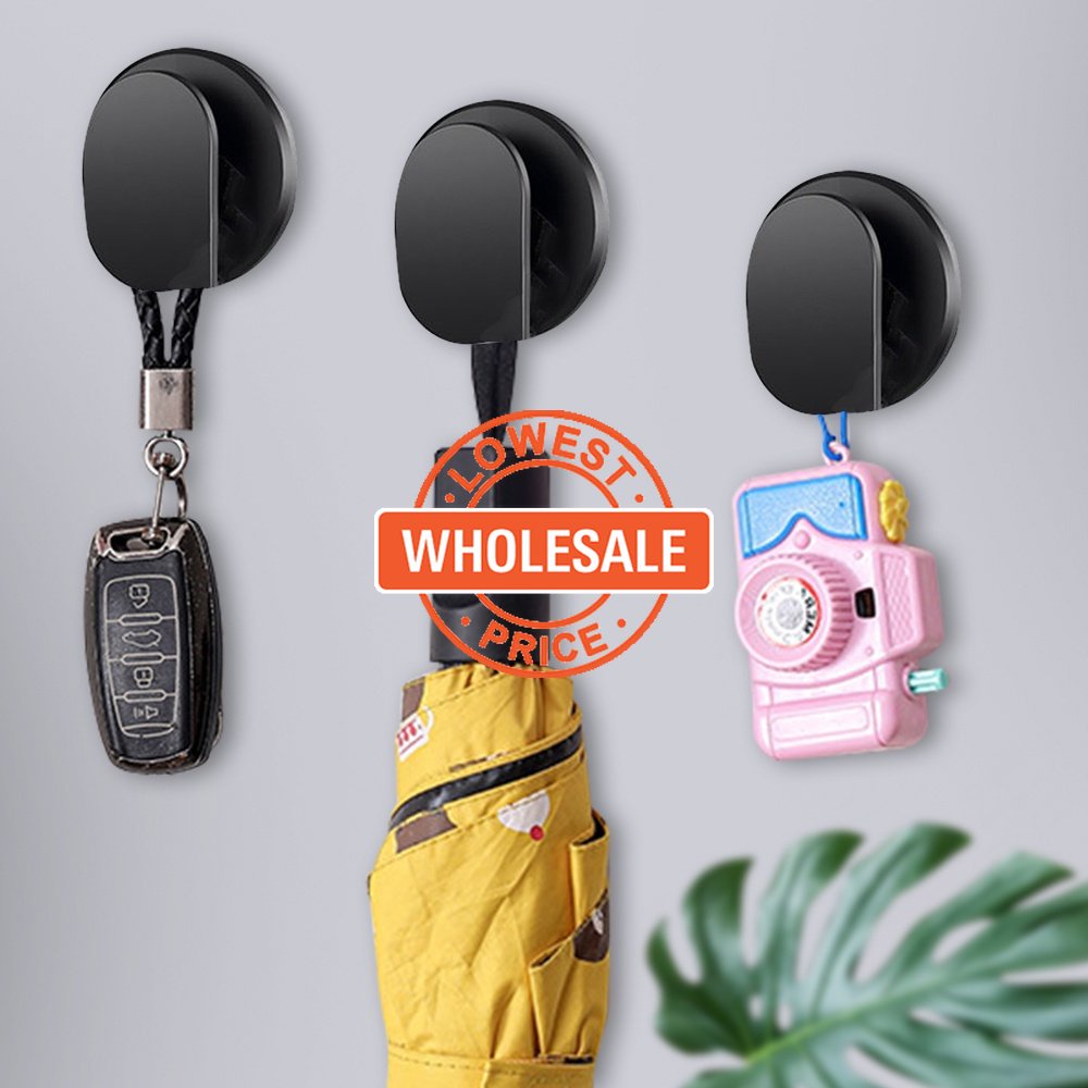 [Harga Grosir] Car Hidden Round Car Mini Storage Hook/Kartun Lucu Rak/Tempelan Multifungsi Dinding Penyimpanan Hook Untuk Kunci &amp; Payung &amp; Tas/Onderdil Otomatis