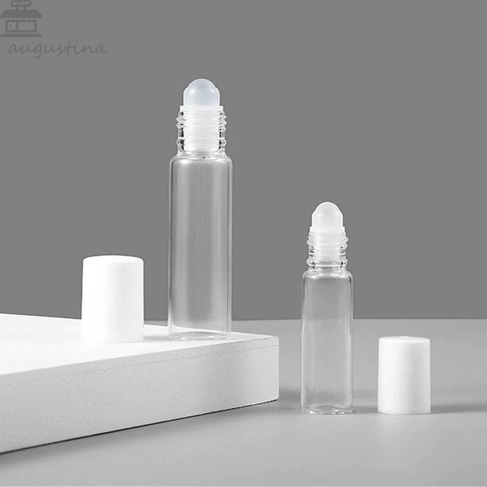 Agustinina Botol Roller Kaca Portable Travel Krim Mata Dengan Bola Kaca Dengan Roll On Oil Vial Wadah Isi Ulang