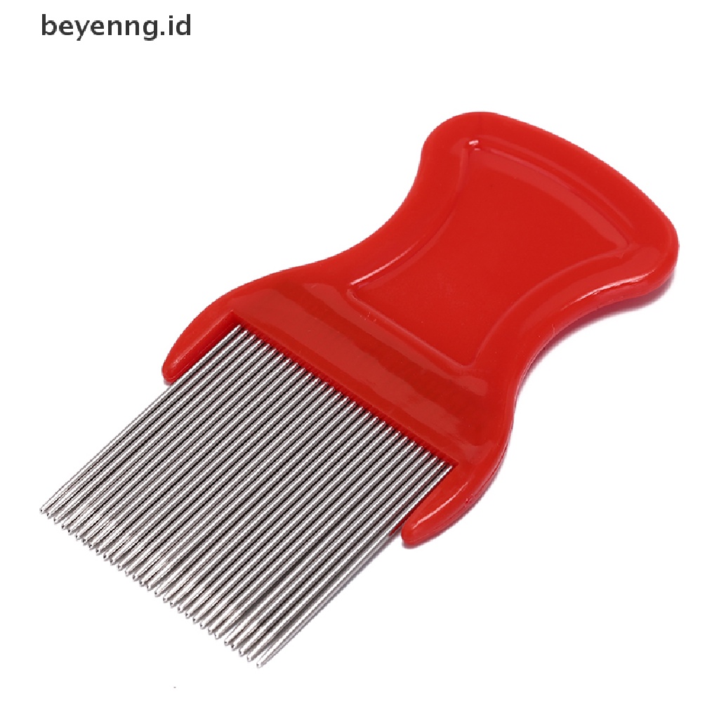 Beyen Sisir stainless steel Untuk Deteksi Kutu Kepala Anak Kutu Peliharaan cootie comb ID