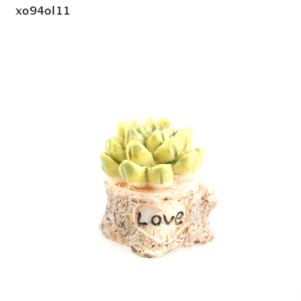 Xo 4 Pcs Tanaman DIY Resin Peri Taman Kerajinan Dekorasi Miniatur Micro Gnome Terrarium Hadiah OL