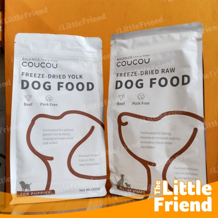 Makanan Anjing Puppy CouCou Dog Dry Food 500 gram Lamb &amp; Beef