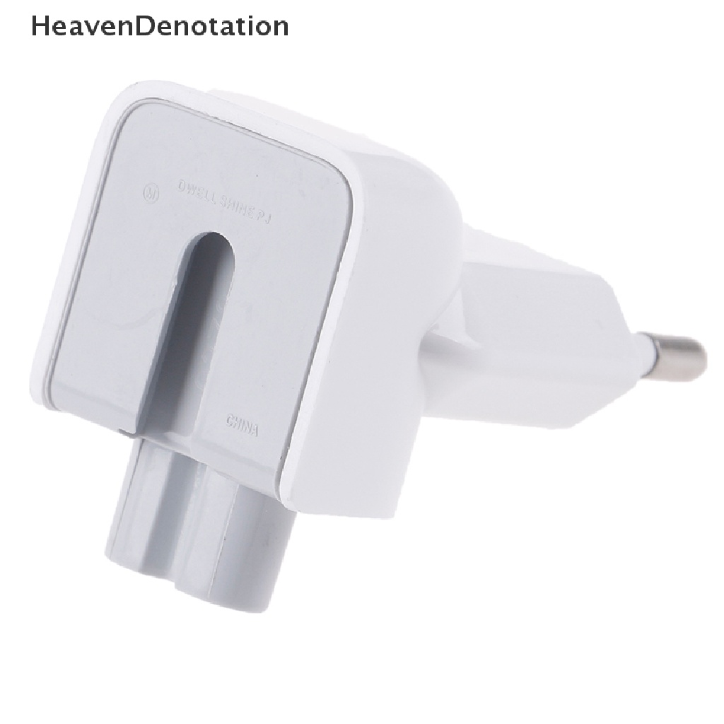 [HeavenDenotation] Adaptor Konverter Charger Travel Plug US to EU Perlengkapan Listrik Untuk Mac Book  Hdv