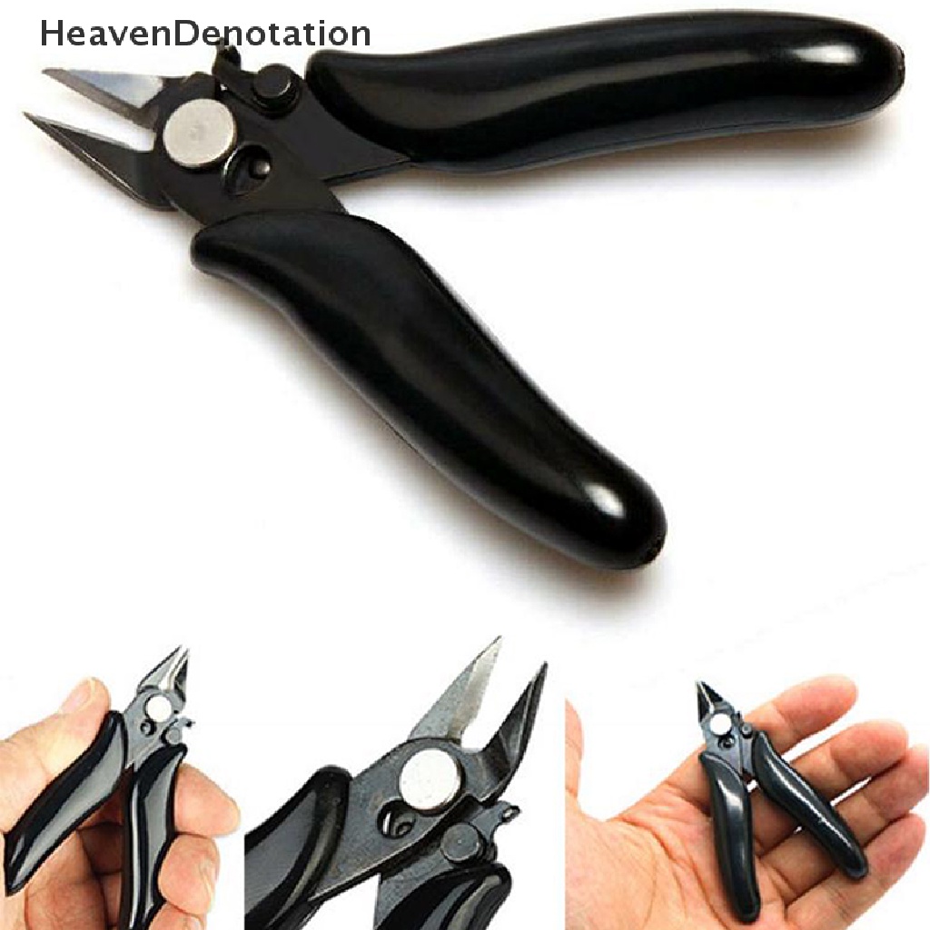 [HeavenDenotation] 3.5 Inch Diagonal Mini Plier Pemotong Kawat Elektronik Wire Cable Cutter Hand Tool HDV