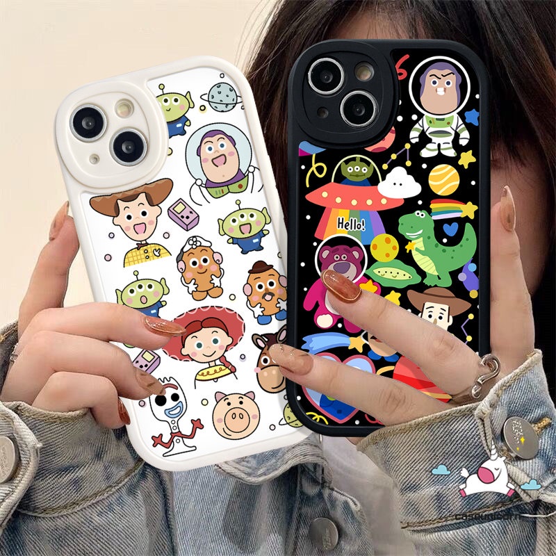 Toy Story Casing Infinix Note 8 Hot 11 10T 10s 11s 10 9 Play Smart 5 6 Hot 10 Lite 10T 11 10s 11s Stiker Kartun Lucu Tpu Silicon Lembut Sarung Casing Ponsel