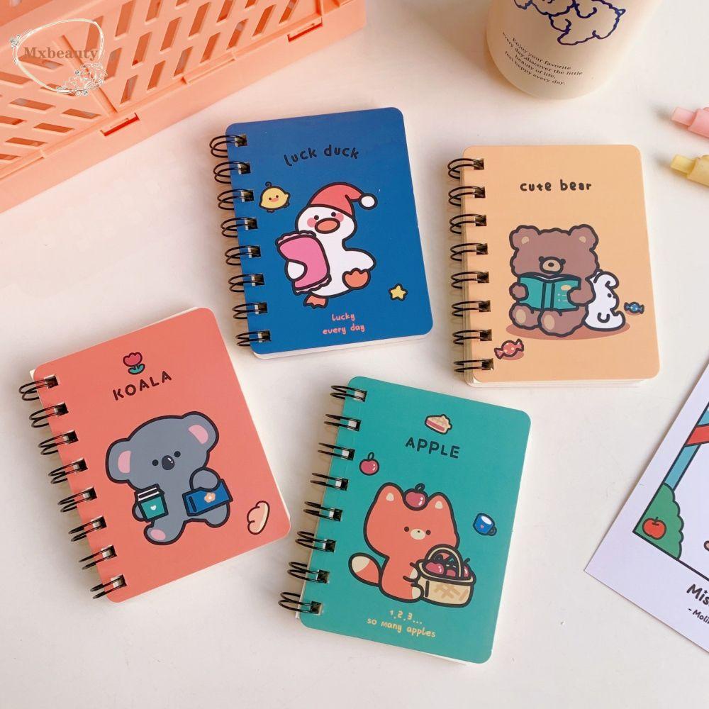 Mxbeauty Coil Notepad Portable Lucu Bebek Beruntung Bisnis Notebook Alat Tulis Siswa Buku Kata Mini