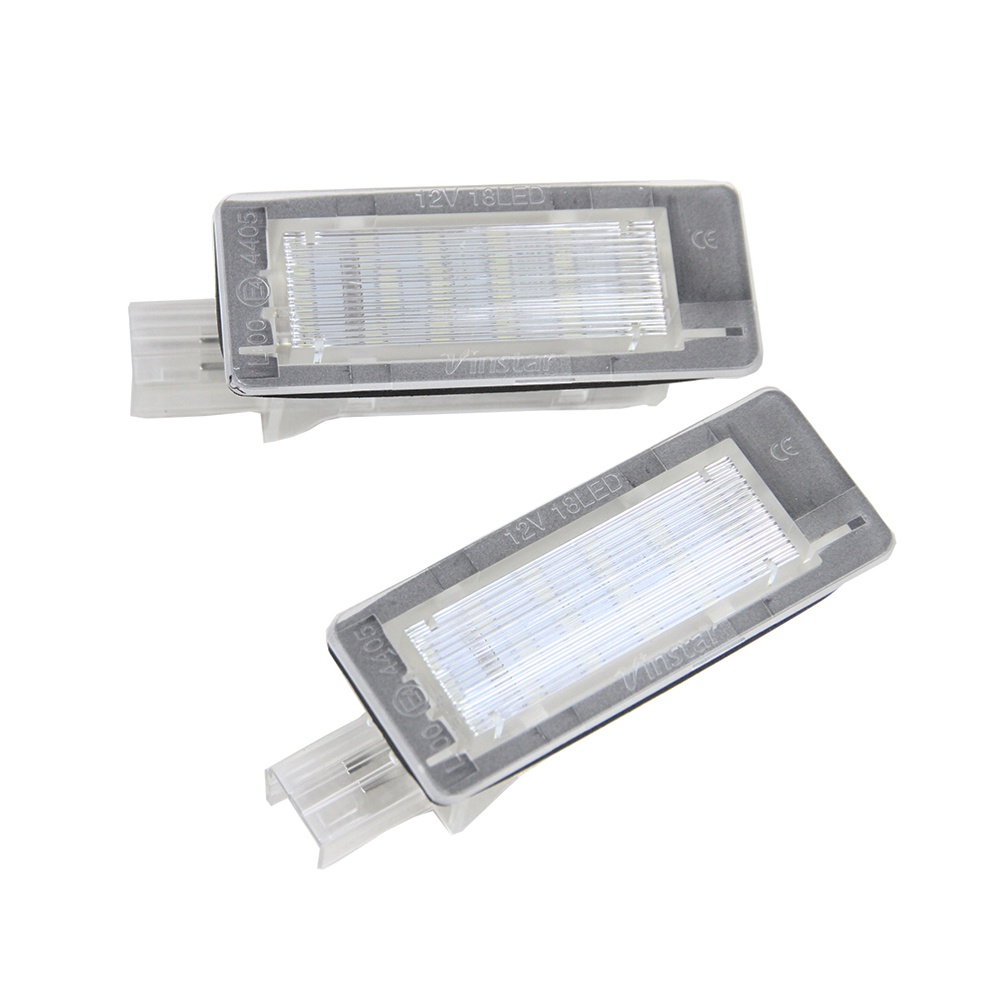 2pcs Lampu Plat Nomor LED Untuk Renault Captur Espace Fluence Grand Scenic Laguna Lintang Untuk Dacia Duster Lodgy Logan