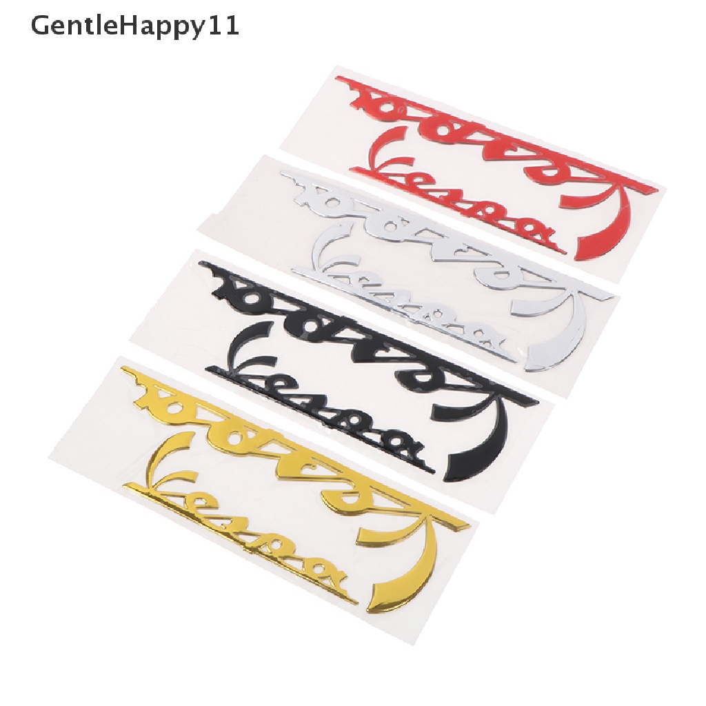 Gentlehappy Emblem Sticker Decal 3 Dimensi Untuk Vespa GTS300 GTV125 200 250 id