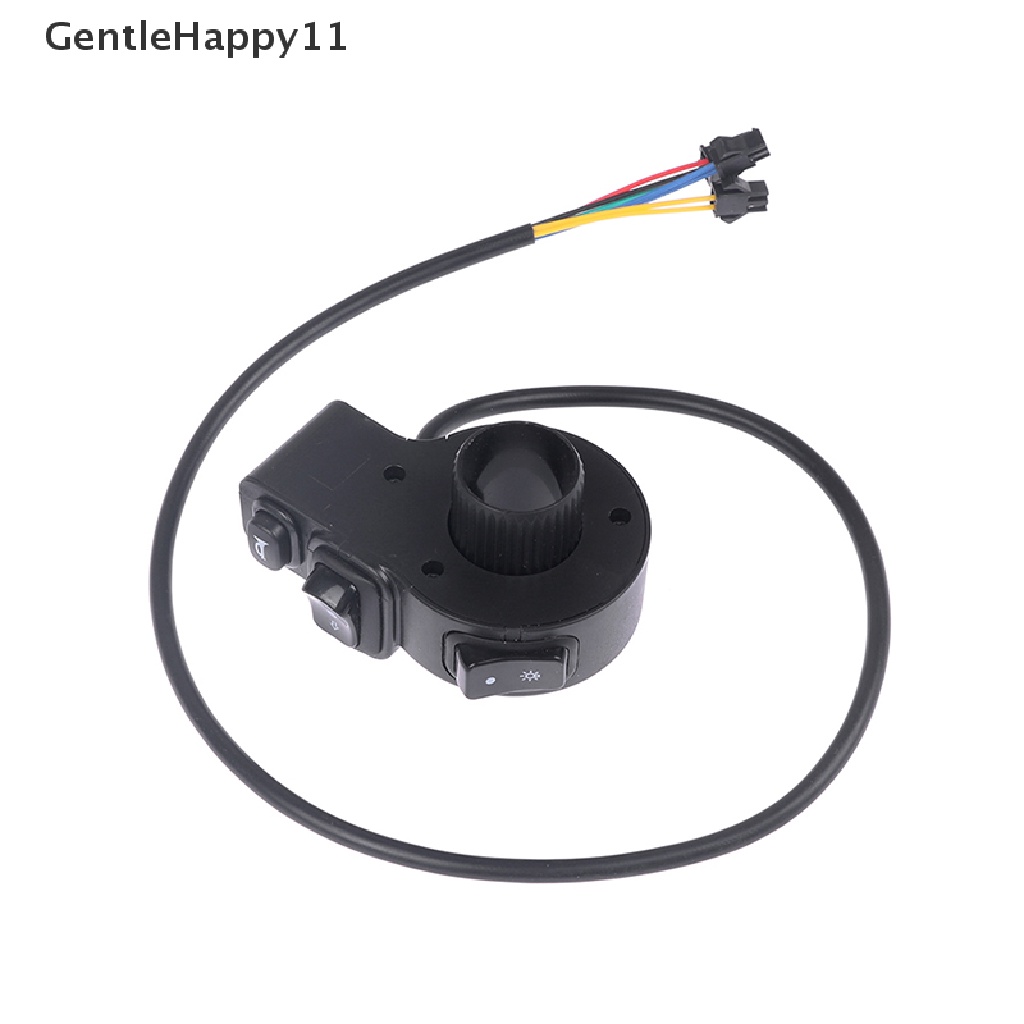 Gentlehappy Saklar 3in1 Motor Sepeda Elektrik Scooter ATV Quad Light Sein Sinyal Klakson Nyala id