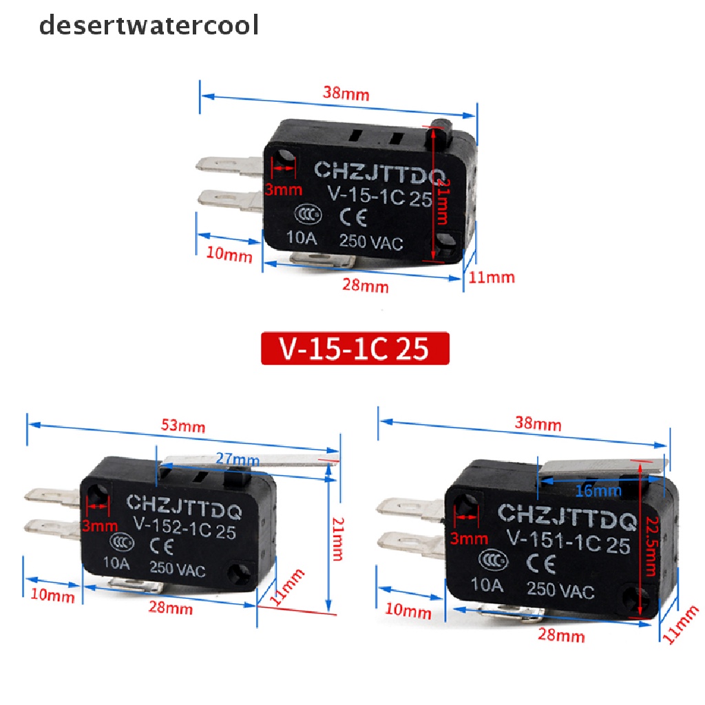 Deid Saklar Micro Switch Travel Limit V-15 /152 /153 /154 /155 /155 /156/-1C25 Switch Martijn