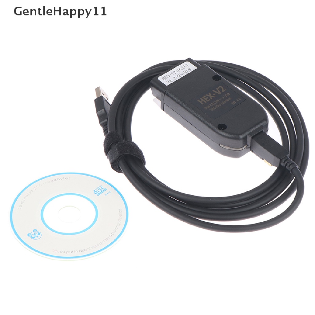 Gentlehappy 2022 VAG COM 22.3.1 Obd2 Scanner HEX V2 VAGCOM Alat Diagnostik Otomatis OBD USB id