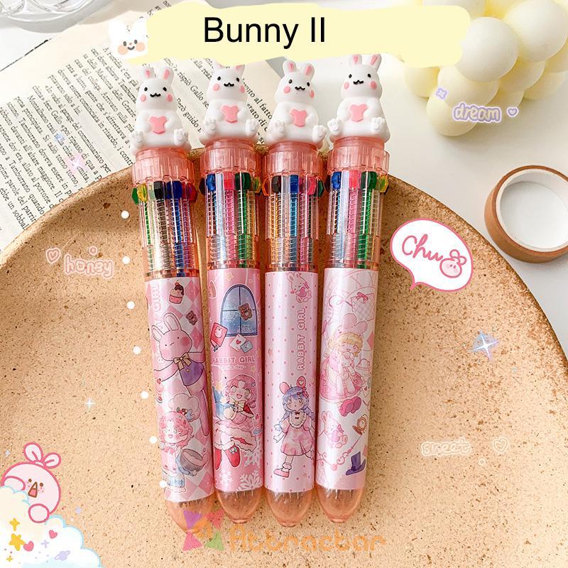 

✨In Stock 10 Warna Pulpen Beruang Lucu Stasioner Kantor Siswa Pena-AT