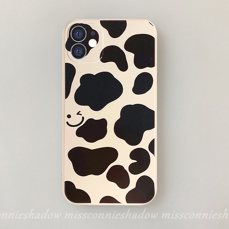 Infinix Smart6 5 4 Plus Note11 12pro 12 G96 8 12 2023 Hot 10Lite 11s 20s 11 9 8 12 12i 20 10t 10s Hot 10 12 11 9 Play Casing Motif Smiley Leopard Anti Jatuh Shockproof Tpu Sarung