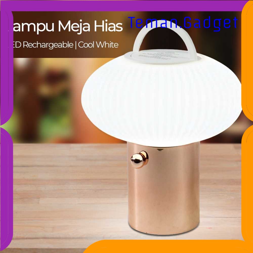 TG - LMP VKTECH Lampu Meja Hias LED Rechargeable Cool White - 371