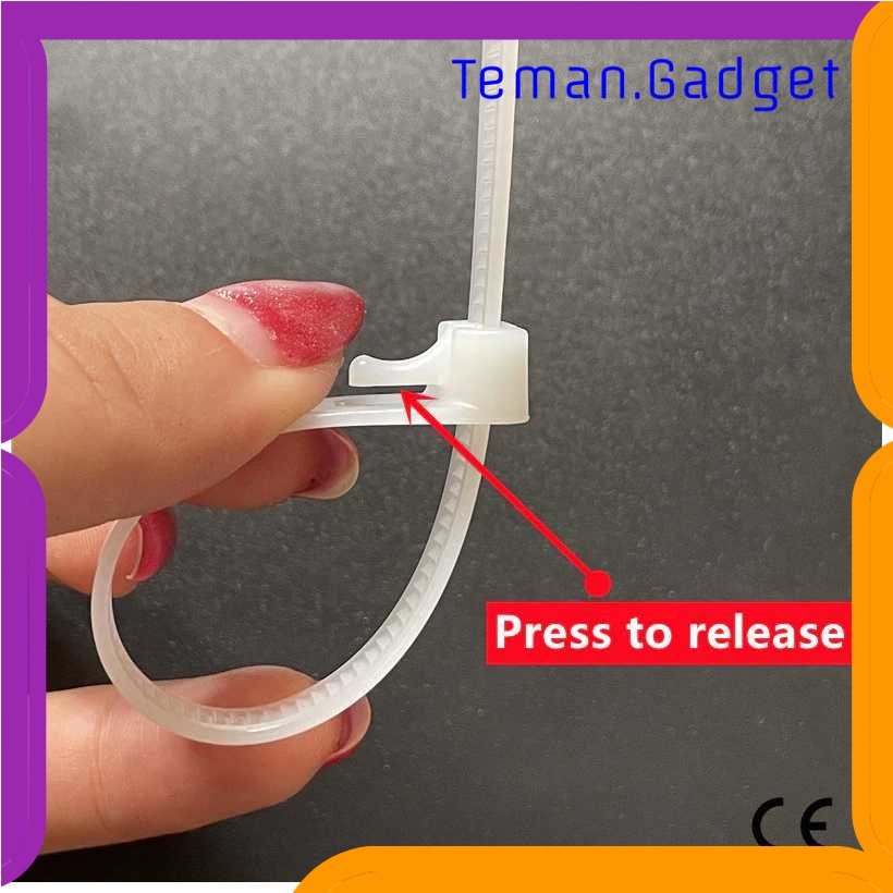 TG - ATK TaffGUARD Kabel Ties Cable Organizer Reusable 8 x 450 mm 100 PCS - NL8