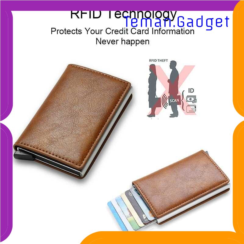 TG - ATK MaDonNo Dompet Kartu Anti RFID Card Wallet with AirTag Slot - M218