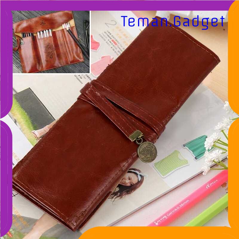 TG - ATK Twilight Tempat Pensil Kulit Makeup Pen Pencil Case PU Leather - PBC627