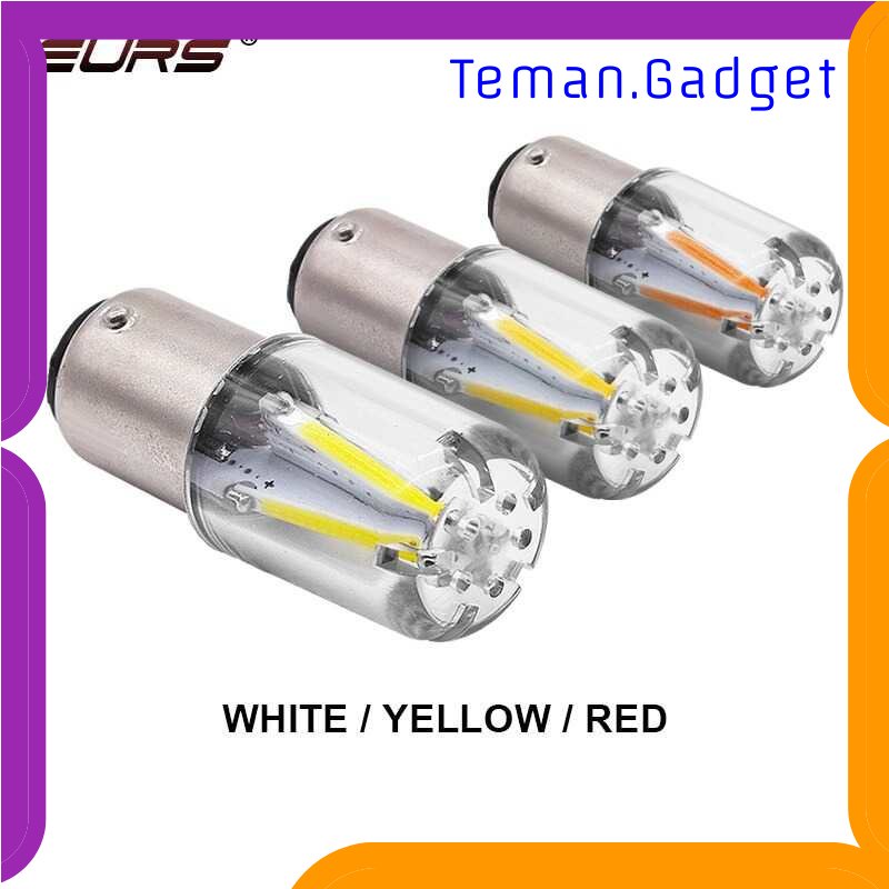 TD - OTO EURS Lampu Rem Mobil LED Stop Lamp IP68 COB P21W 1157 BAY15D - ES01