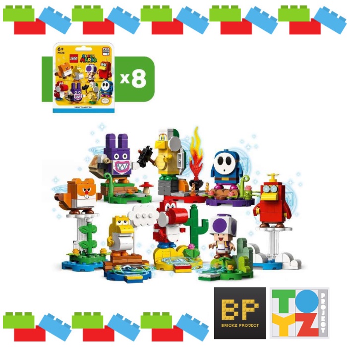 Lego 71410 Super Mario - Character Pack Series 5 (Set 8 Pcs) Original TP Bali