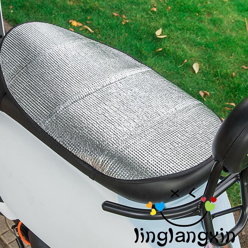 Llx-sarung Kursi Motor Listrik, Pelindung Sinar Matahari Thermal Insulation Waterproof Universal Summer Mat