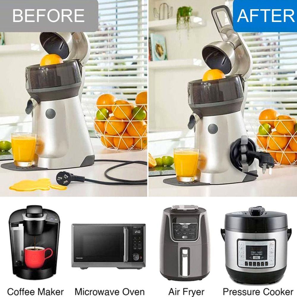 SUYO Cord Winder Organizer Charger Susun Peralatan Dapur Pemangkas Benang Power Cord Fixing Cable Management Clips Wire Fixer