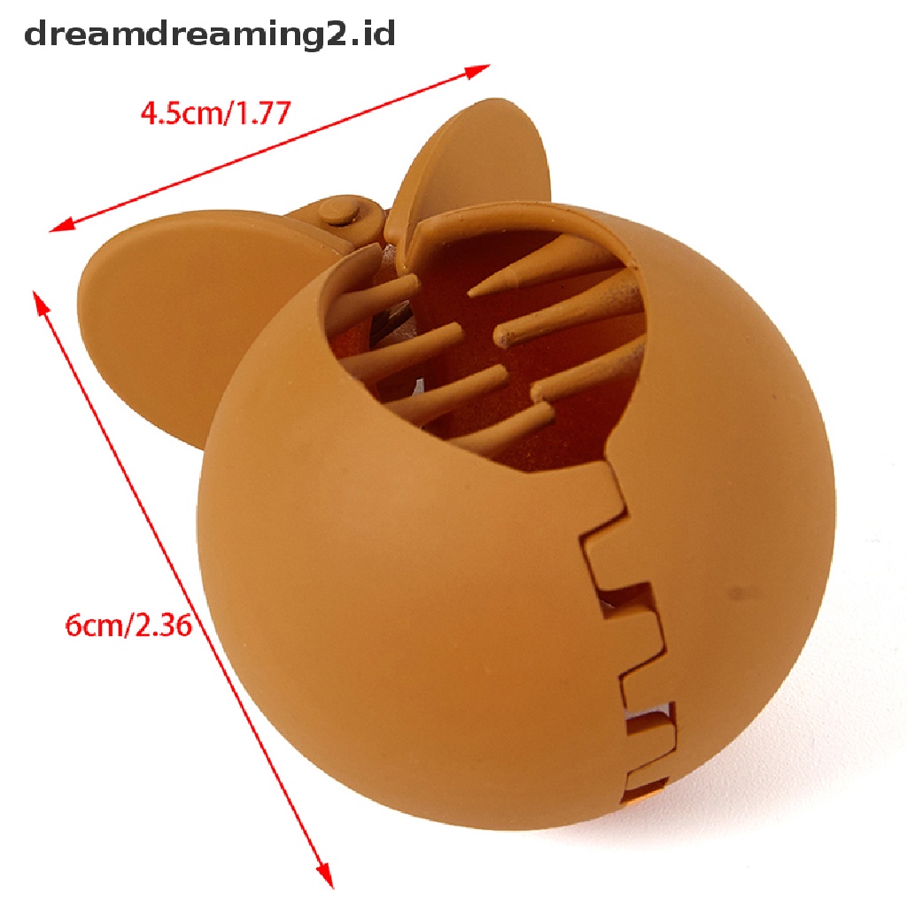(dream) 1pc Frosted Grab Clip al Warna Solid Hair Claw Clip Hiu Headclip//