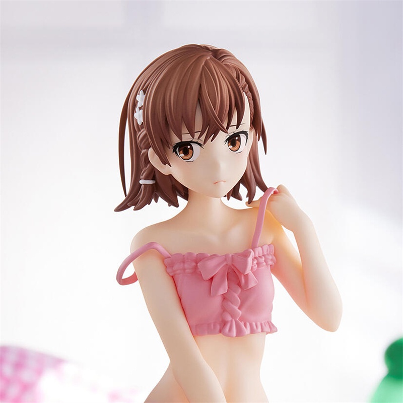 Anime A Certain Scientific Railgun Relax Time Misaka Mikoto Anime Figure Model Ornamen Mainan Model Gambar Kartun