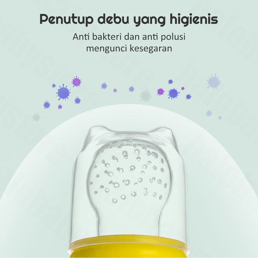 Halo Baby Empeng Dot Buah Bayi/Baby Fruit Feeder Rattle Teether/Dot buah bayi Pacifier Gigitan Bayi