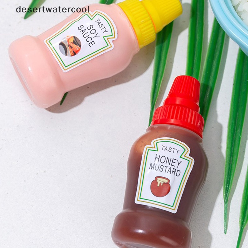 Deid 3PCS/2PCS Botol Saus Bumbu Mini Portable Wadah Saus Salad Kecap Martijn