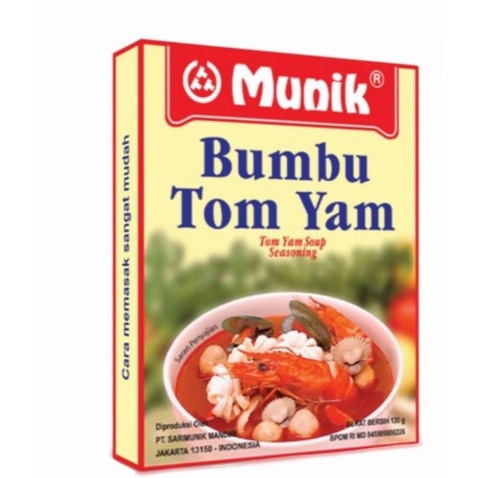 

MUNIK Bumbu TOM YAM 130g | Tom Yam Soup Seasoning