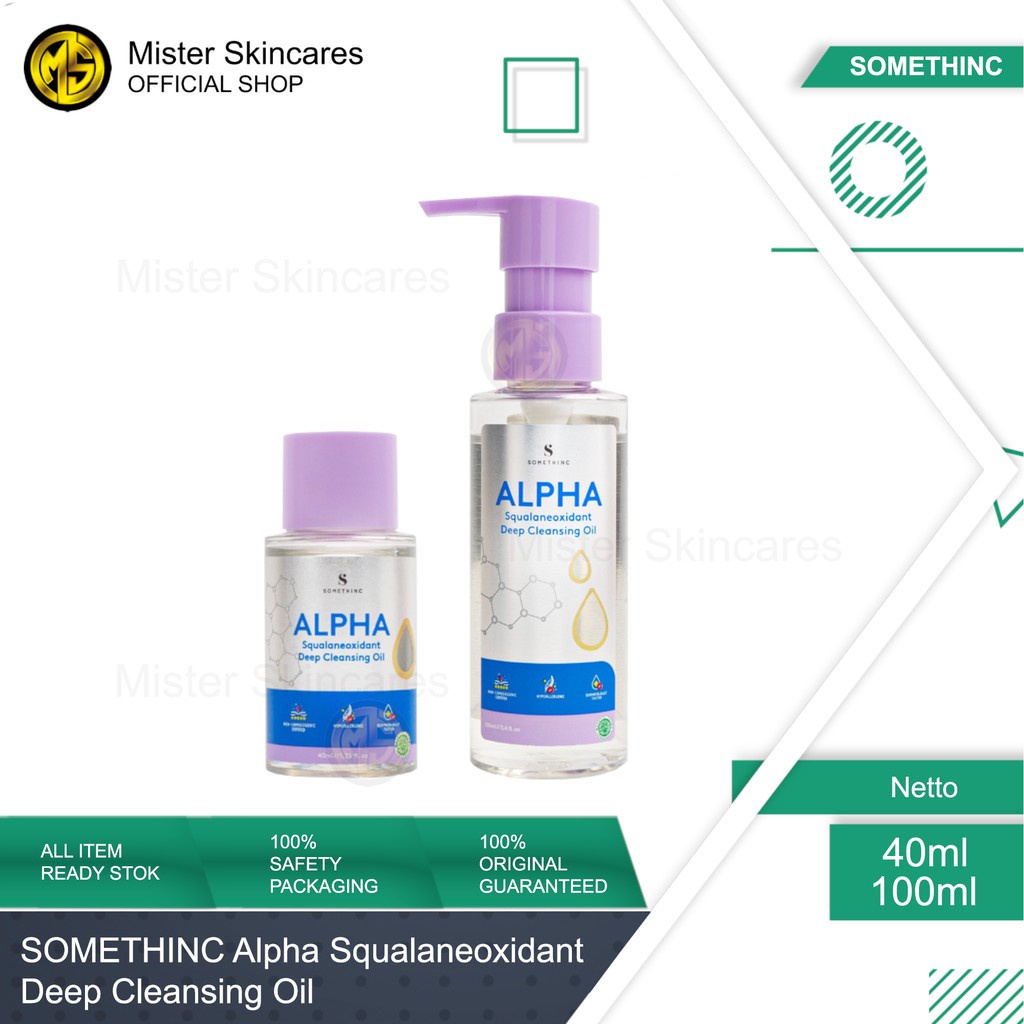 SOMETHINC Alpha Squalanexoidant Deep Cleansing Oil