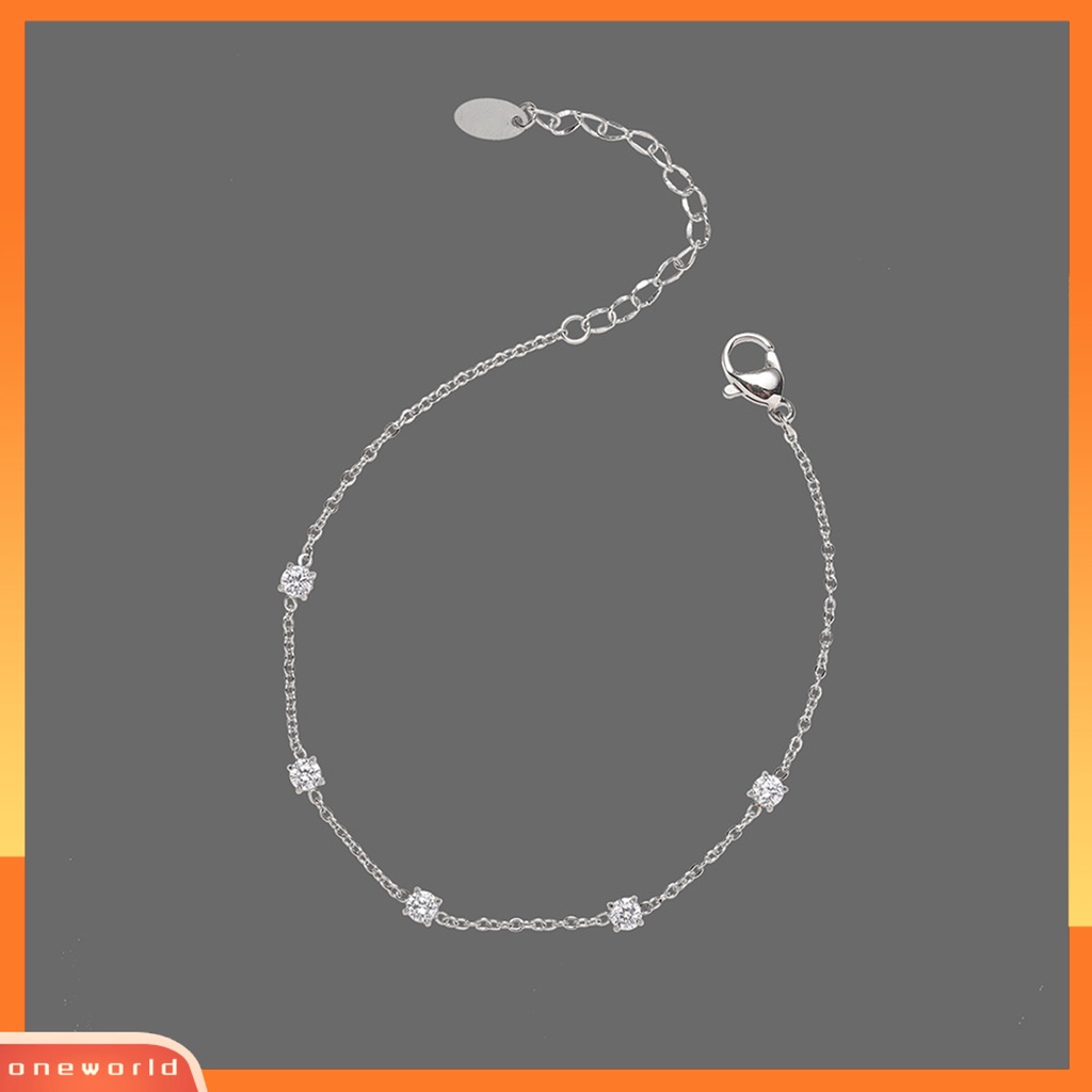 [EONE] Charms Bracelet Electroplating Five Star Charms Adjustable Light Mewah Hias Dekorasi Tidak Alergi Elegan Gelang Rantai Stainless Wanita Aksesori