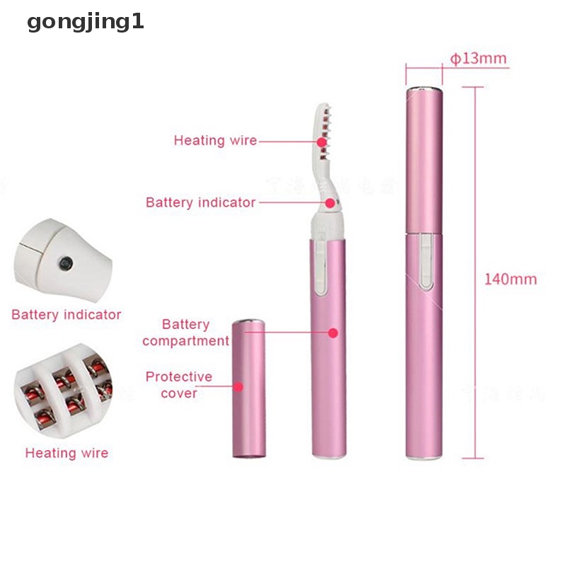 Ggg Pengeriting Bulu Mata Pemanas Elektrik Rechargeable Eyelashes Curler Quick Heag ID