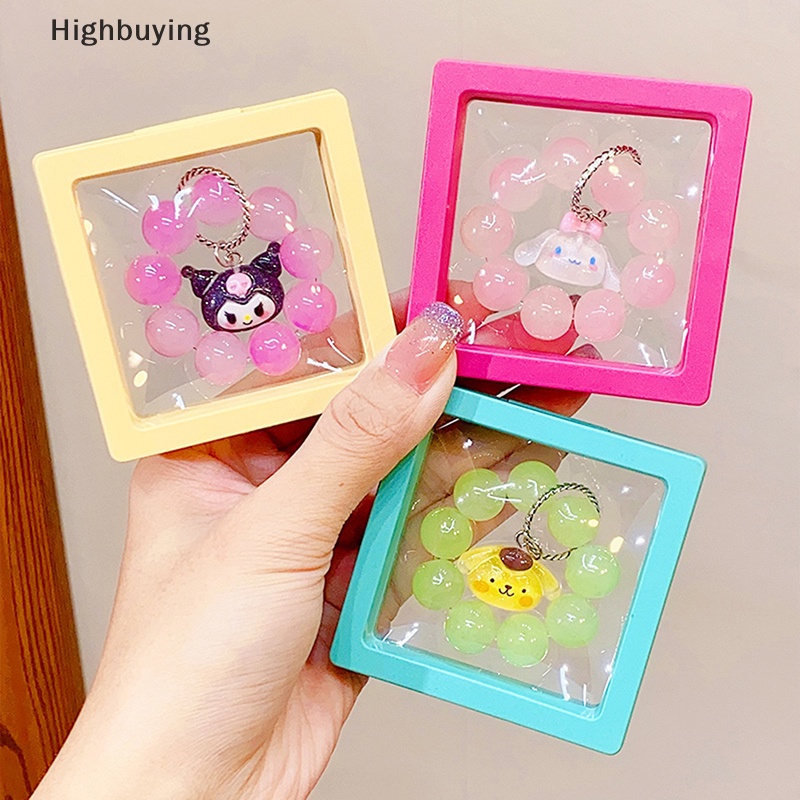 Hbid Sanrioed Anime Melody Cinnamoroll Kuromi Pochacco Gelang Wanita Fashion Rantai Gelang Tangan Memutar Perhiasan Pernikahan Hadiah Liburan Glory