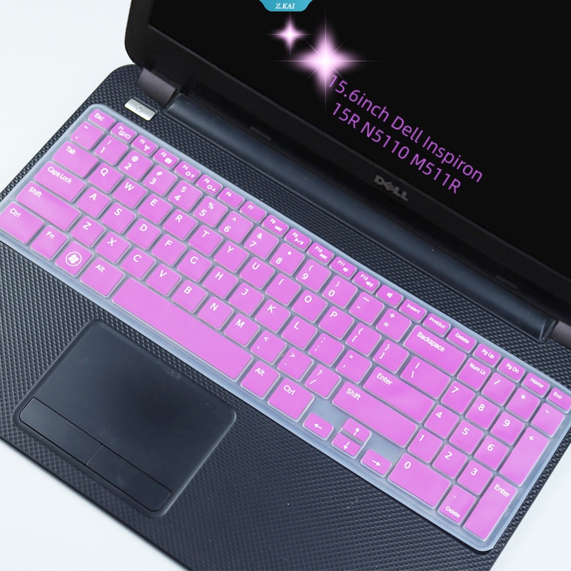 Cover Pelindung Laptop Lembut Dan Nyaman Untuk Model 15.6inch Dell Inspiron 15R N5110 M511R Pelindung Keyboard Waterproof Silicone Cover [ZK]